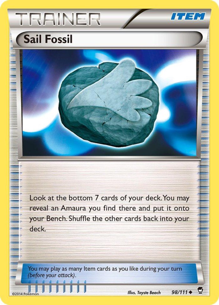 Carte Pokémon: Sail Fossil [Fossile Nageoire]