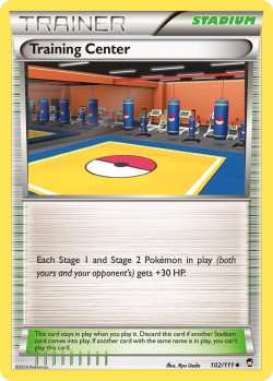 Carte Pokémon: Training Center