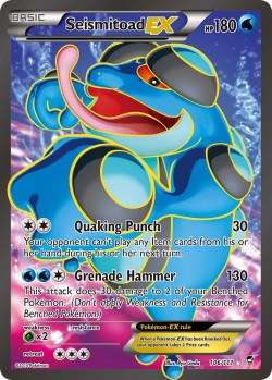 Carte Pokémon: Seismitoad EX