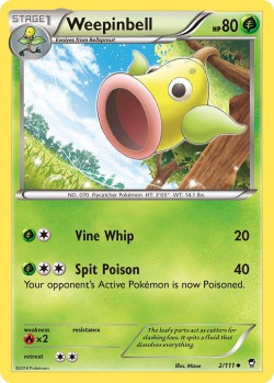 Carte Pokémon: Weepinbell