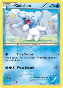 Carte Pokémon: Cubchoo