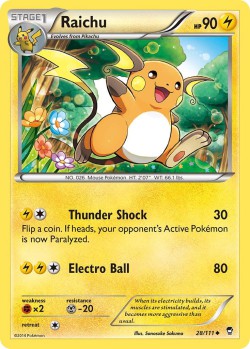 Carte Pokémon: Raichu