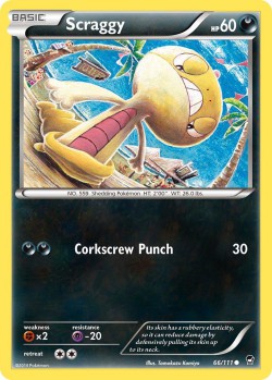 Carte Pokémon: Scraggy