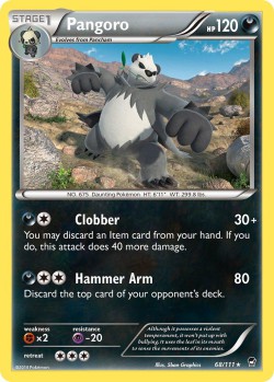 Carte Pokémon: Pangoro