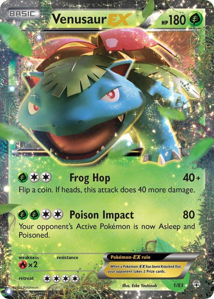 Carte Pokémon: Venusaur EX [Florizarre EX]