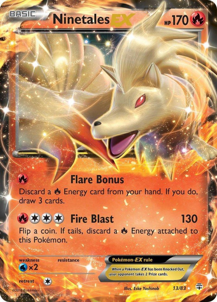 Carte Pokémon: Ninetales EX [Feunard EX]