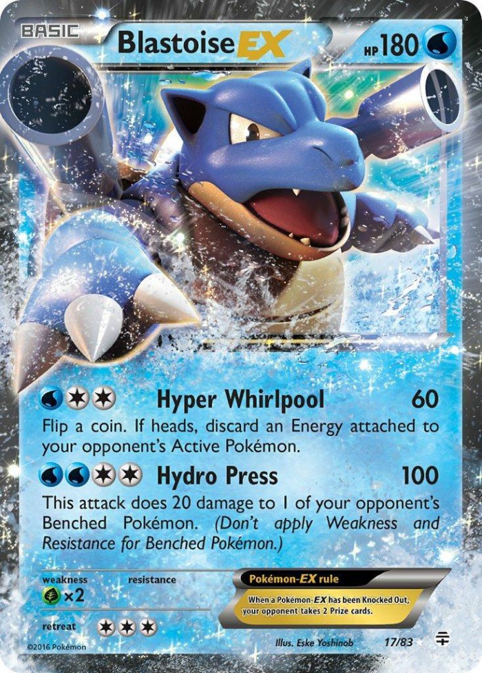 Carte Pokémon: Blastoise EX [Tortank EX]