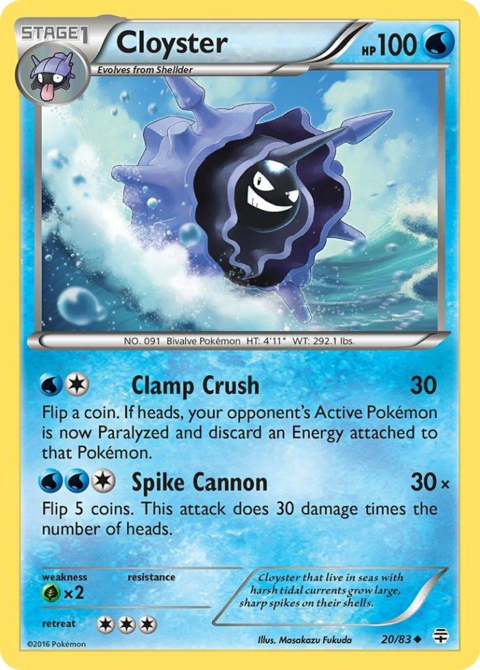 Carte Pokémon: Cloyster [Crustabri]