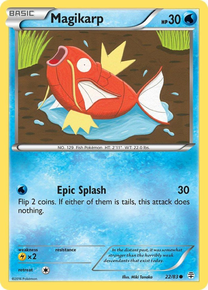 Carte Pokémon: Magikarp [Magicarpe]