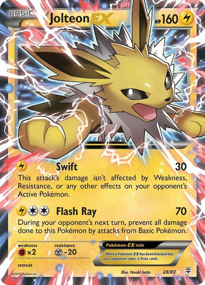 Carte Pokémon: Jolteon EX [Voltali EX]