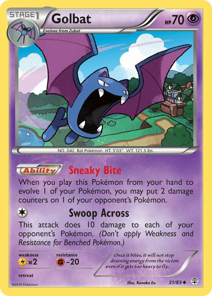 Carte Pokémon: Golbat [Nosferalto]