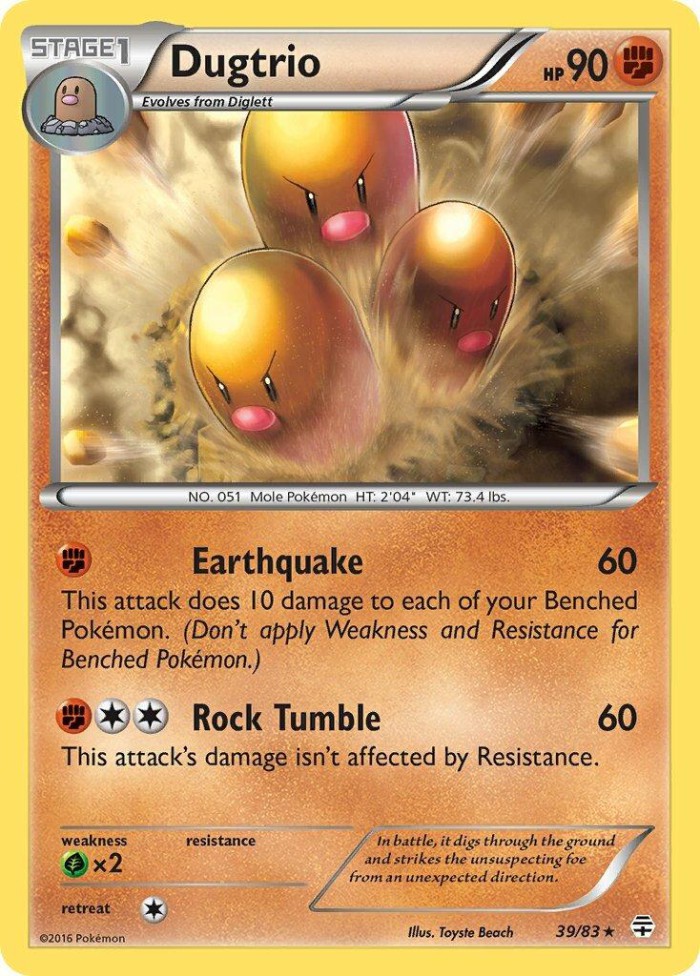 Carte Pokémon: Dugtrio [Triopikeur]