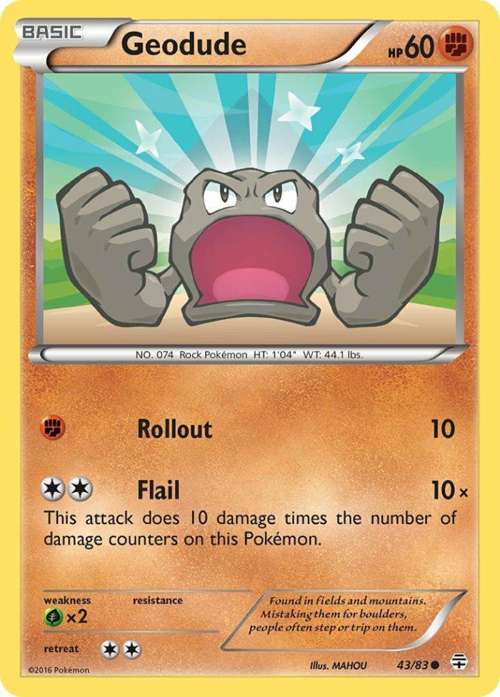 Carte Pokémon: Geodude [Racaillou]