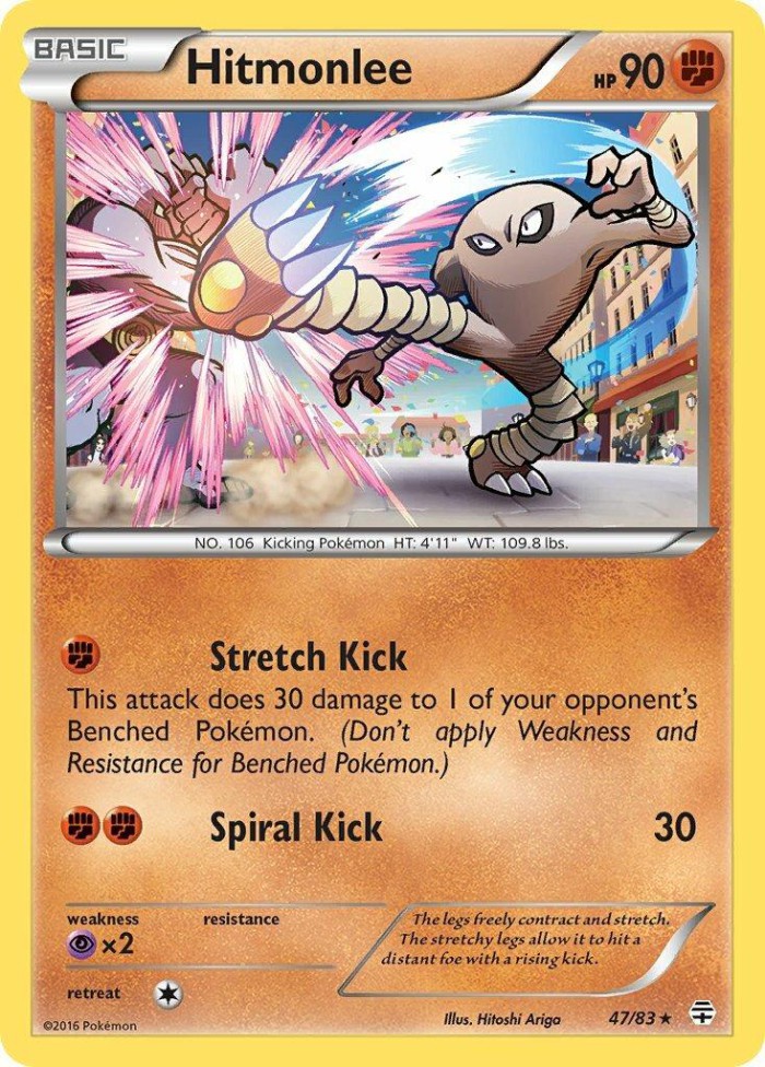 Carte Pokémon: Hitmonlee [Kicklee]