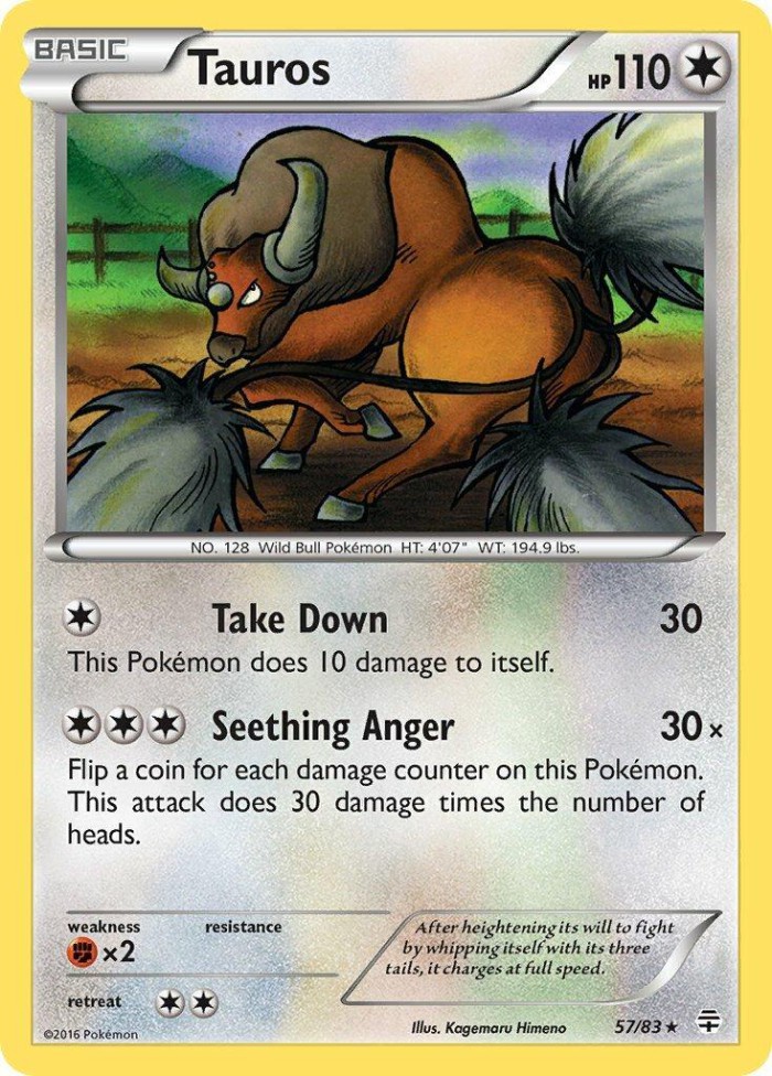 Carte Pokémon: Tauros [Tauros]