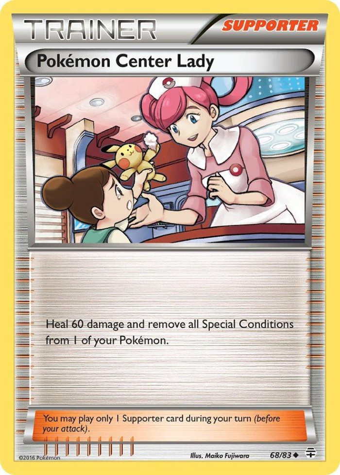 Carte Pokémon: Pokémon Center Lady [Dame du Centre Pokémon]