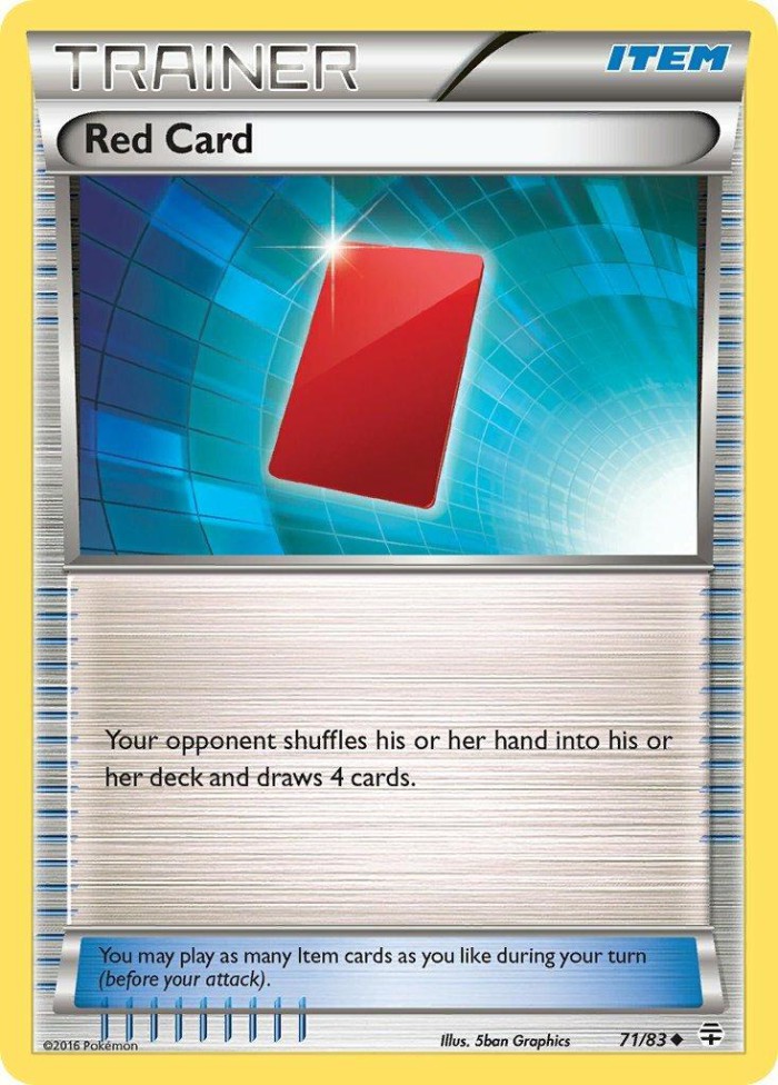 Carte Pokémon: Red Card [Carton Rouge]