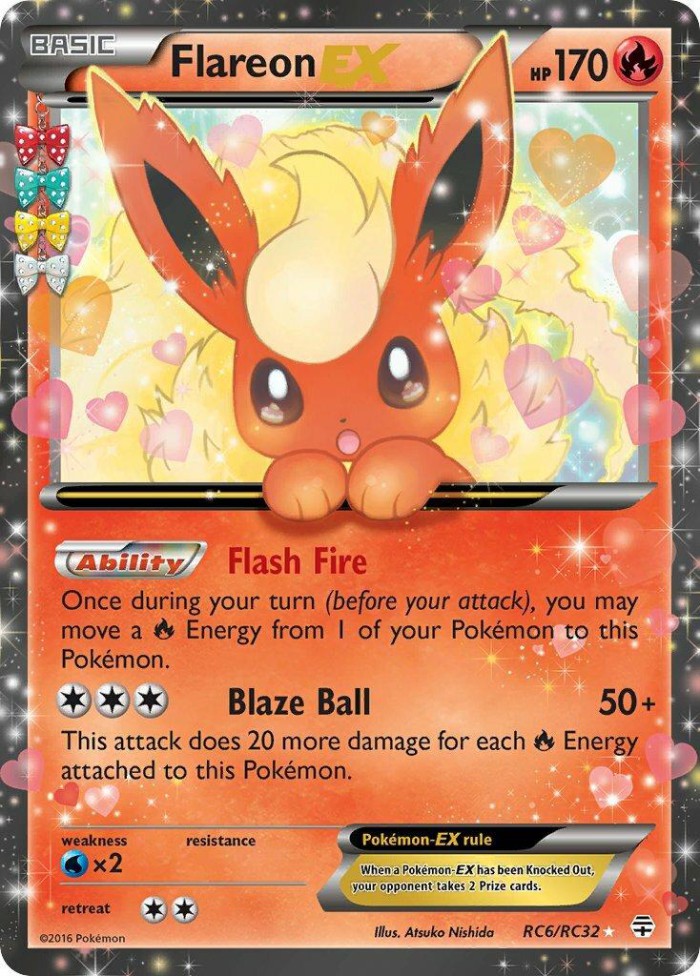 Carte Pokémon: Flareon EX [Pyroli EX]