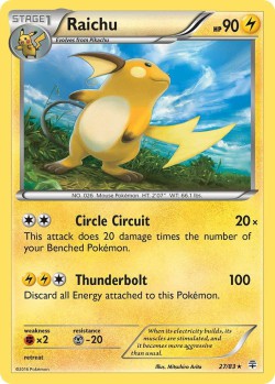 Carte Pokémon: Raichu