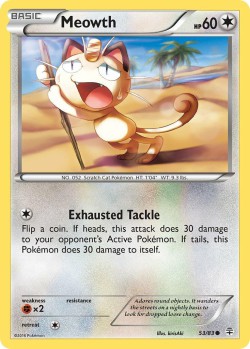 Carte Pokémon: Meowth