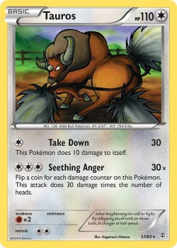 Carte Pokémon: Tauros