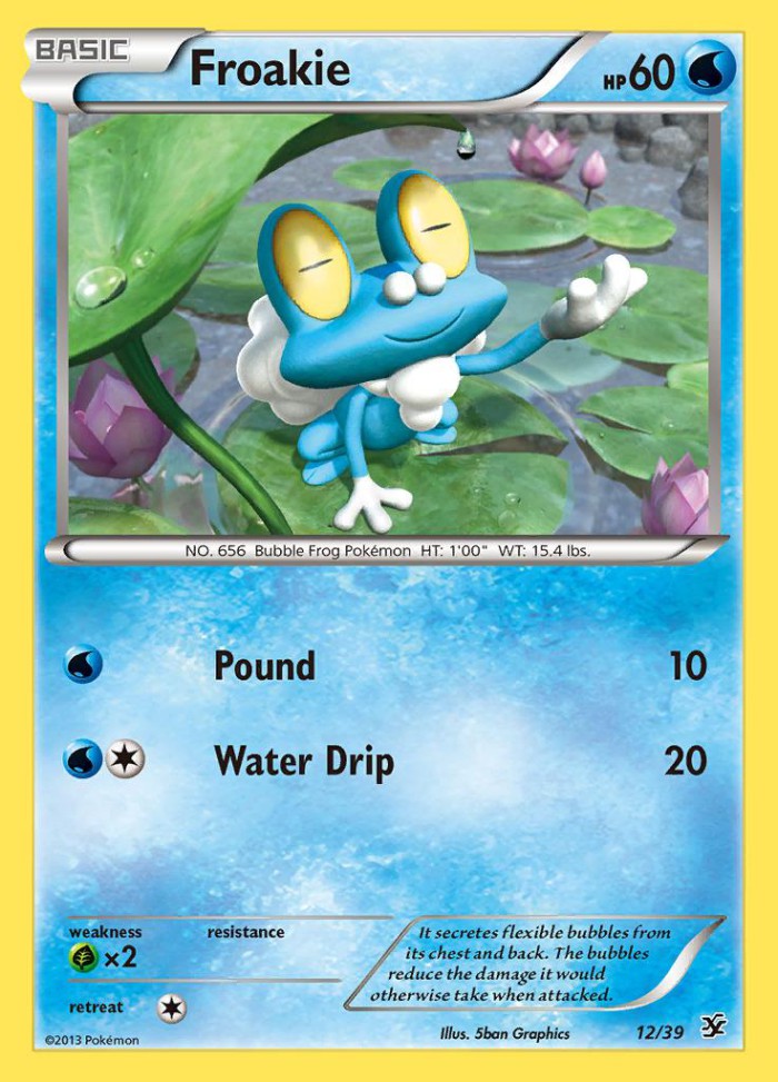 Carte Pokémon: Froakie [Grenousse]