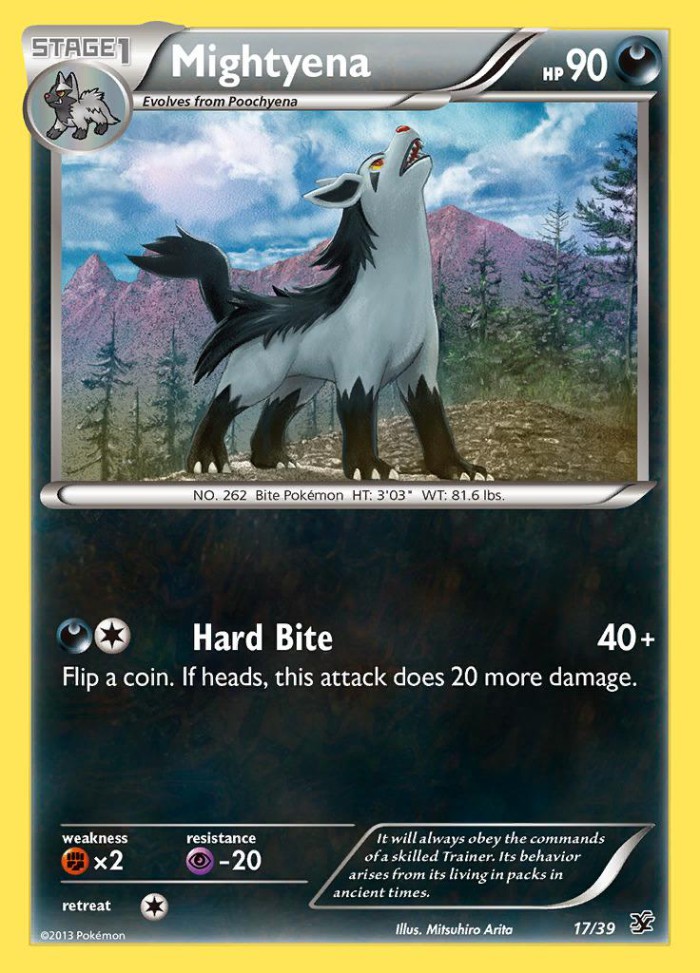 Carte Pokémon: Mightyena [Grahyèna]