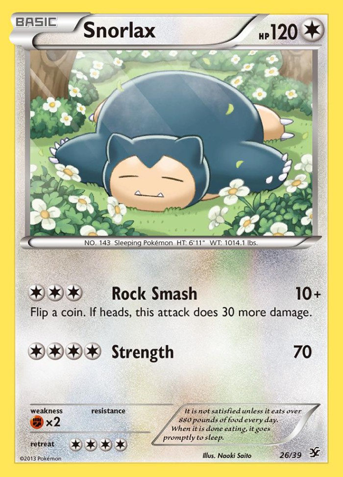 Carte Pokémon: Snorlax [Ronflex]