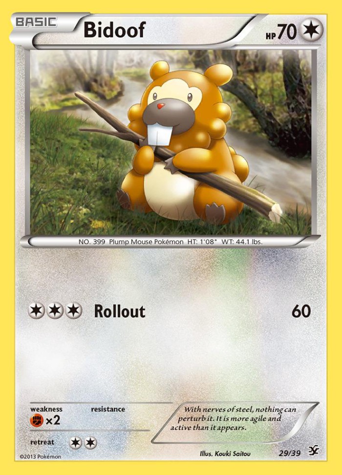 Carte Pokémon: Bidoof [Keunotor]