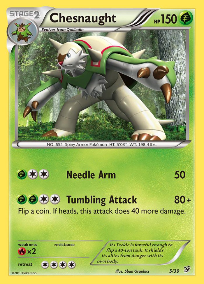 Carte Pokémon: Chesnaught [Blindépique]