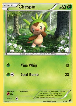 Carte Pokémon: Chespin