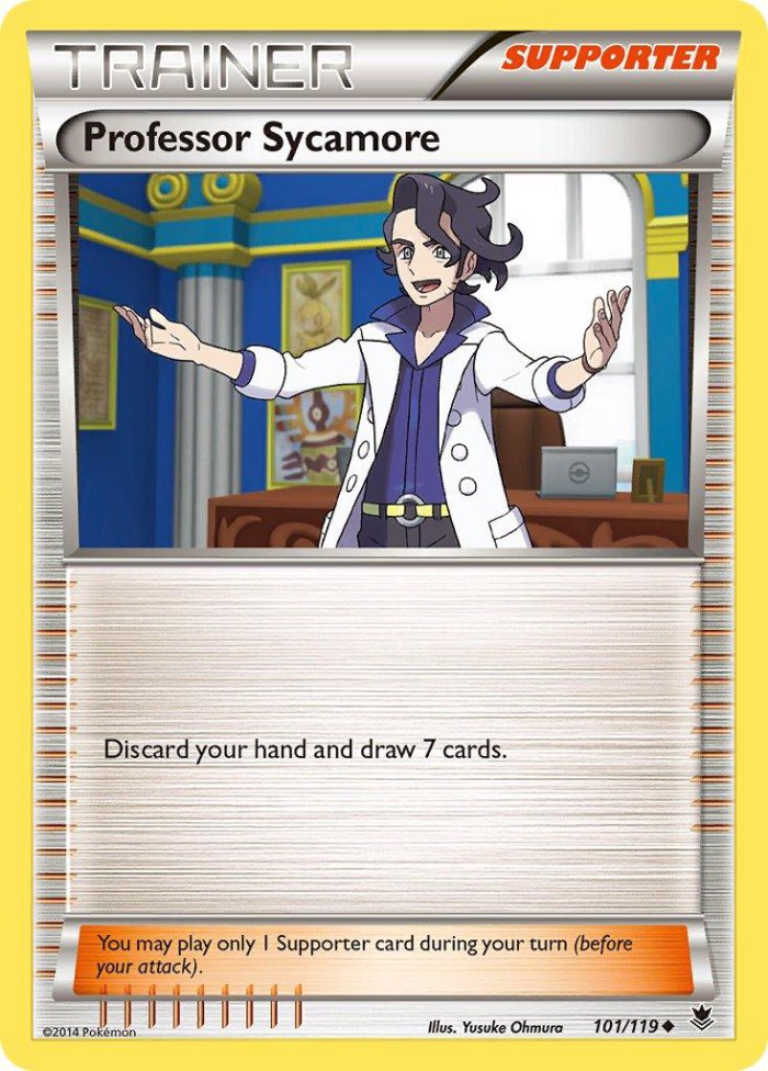 Carte Pokémon: Professor Sycamore [Professeur Platane]