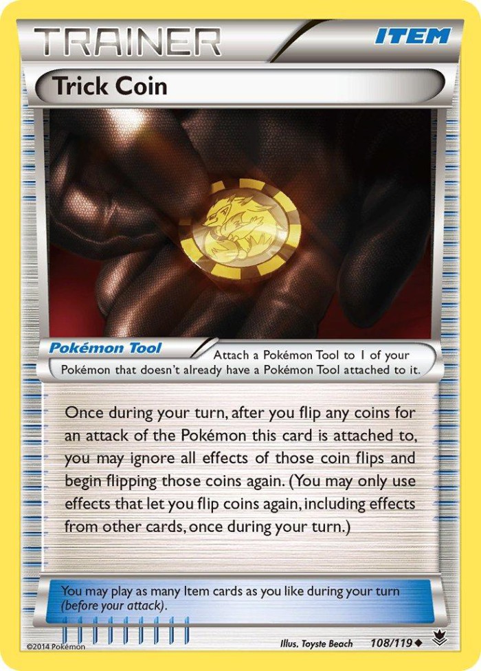 Carte Pokémon: Trick Coin [Pièce Faussée]