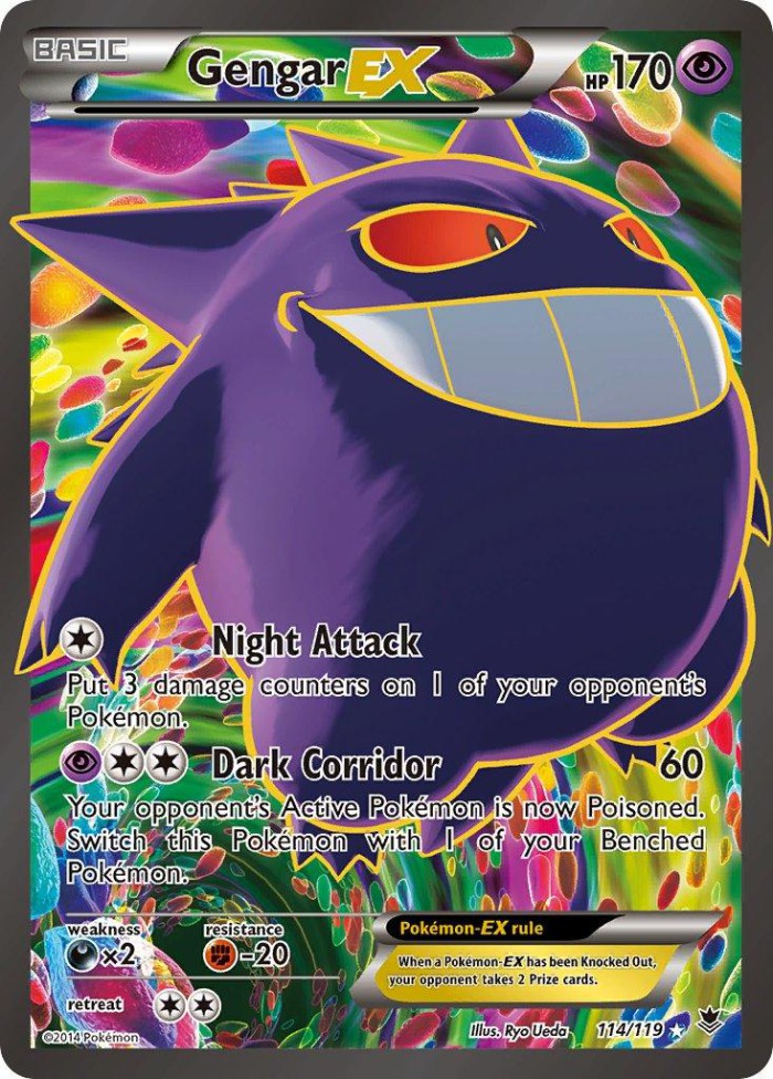 Carte Pokémon: Gengar EX [Ectoplasma EX]