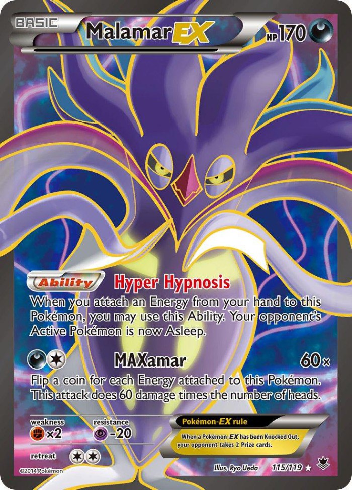 Carte Pokémon: Malamar EX [Sepiatroce EX]