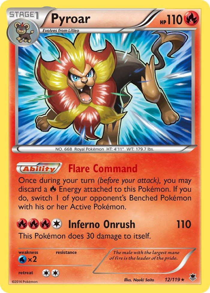 Carte Pokémon: Pyroar [Némélios]