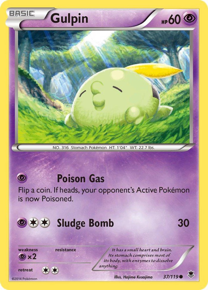 Carte Pokémon: Gulpin [Gloupti]