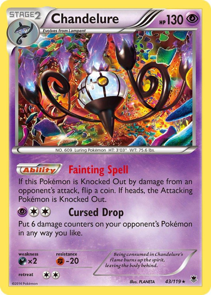 Carte Pokémon: Chandelure [Lugulabre]