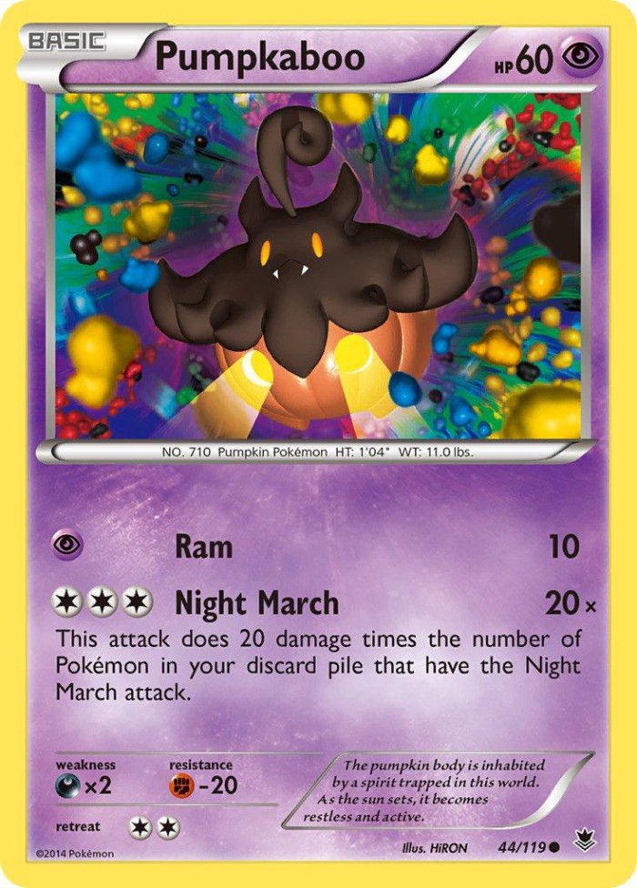 Carte Pokémon: Pumpkaboo [Pitrouille]