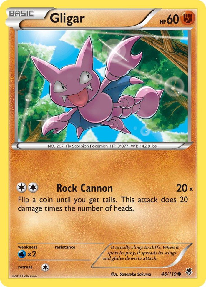 Carte Pokémon: Gligar [Scorplane]