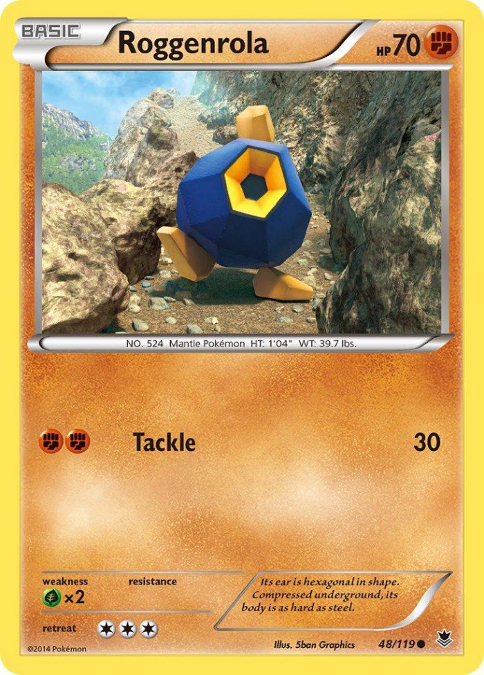 Carte Pokémon: Roggenrola [Nodulithe]