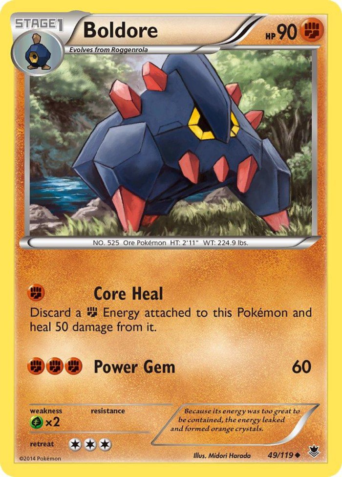 Carte Pokémon: Boldore [Géolithe]