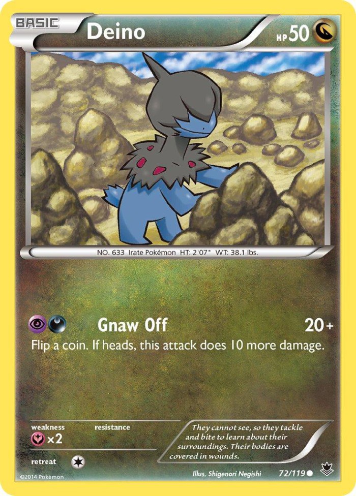 Carte Pokémon: Deino [Solochi]