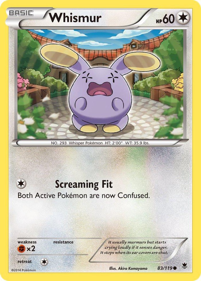 Carte Pokémon: Whismur [Chuchmur]