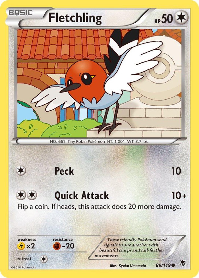 Carte Pokémon: Fletchling [Passerouge]