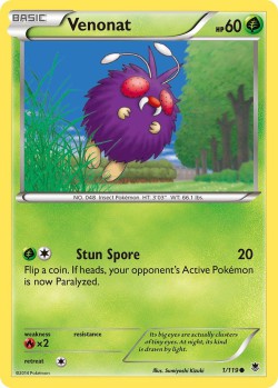 Carte Pokémon: Venonat