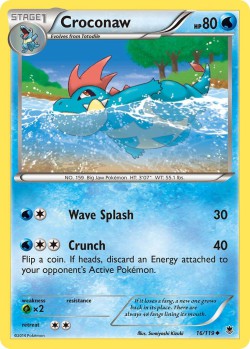 Carte Pokémon: Croconaw