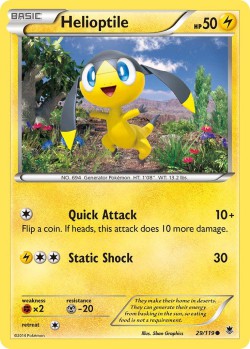 Carte Pokémon: Helioptile