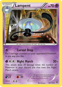 Carte Pokémon: Lampent