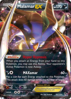 Carte Pokémon: Malamar EX